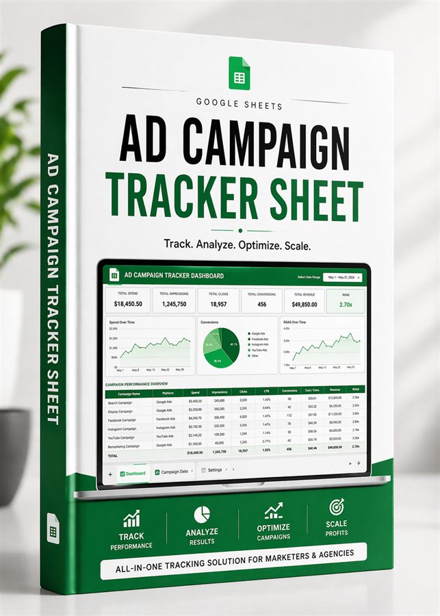Ad Campaign Tracker Sheet